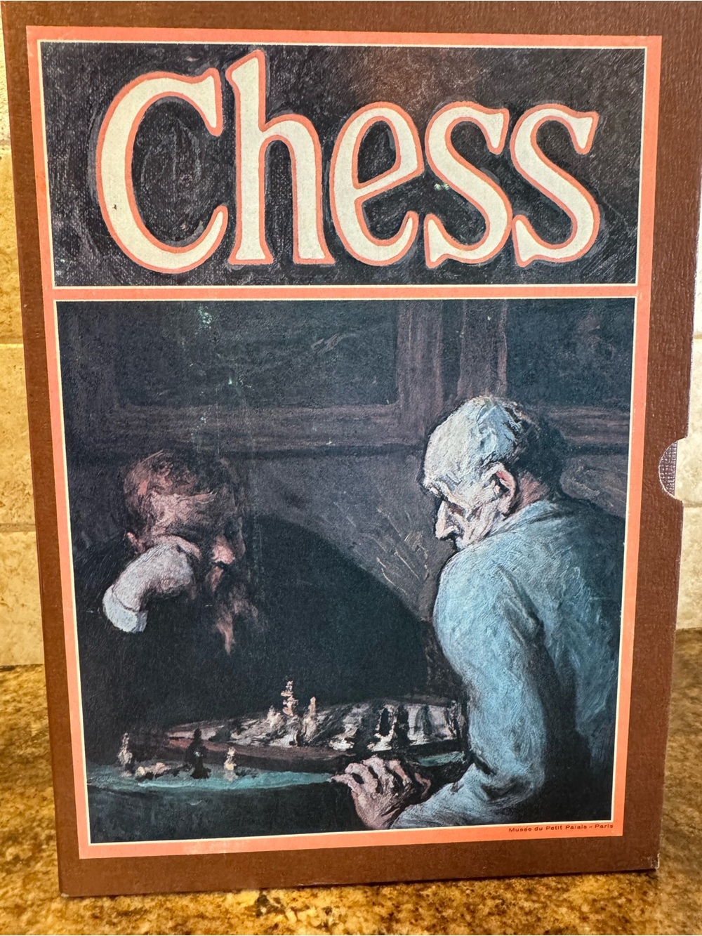 Vintage 1970 3M Bookshelf Chess Game Complete Wood Pieces Board Instructions